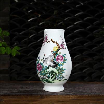 CẶP BÌNH DÁNG GIỎ DÂU HOA HẠC ĐĂNG ĐỐI